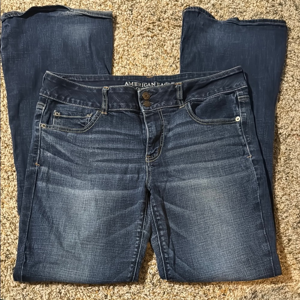 American Eagle Outfitters Blue bootLeg Jeans Classic Style